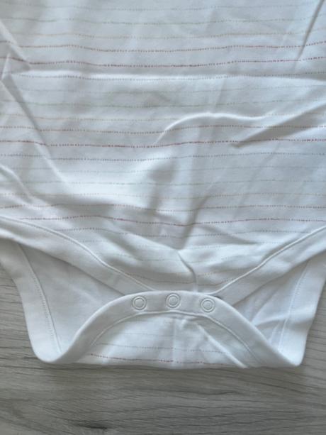5 balenie bielych body s dlhým rukávom, next,92