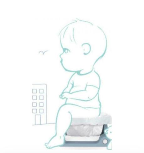 Cestovný skladací nočník  pattiagogo, 