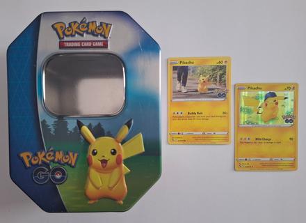Pokémon go plechovka pikachu, 