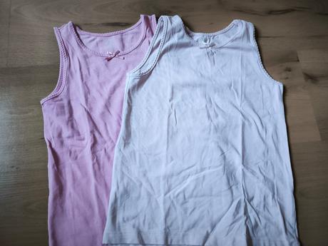 2x tielko a nohavičky, h&m,128