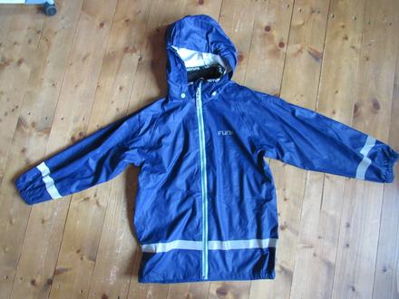 Pogumovaná bundička do dažďa, 128