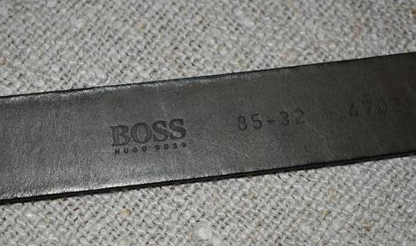 Hugo boss - originál, kožený opasok veľ.s/m, hugo boss