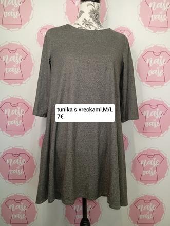 Tunika s vreckami m/l, m
