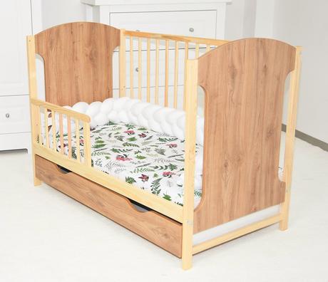 Detská postieľka kubi, 120x60, šírka (cm): 60,dĺžka (cm): 120