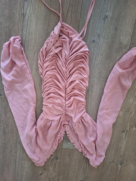 Minisaty old pink, xs