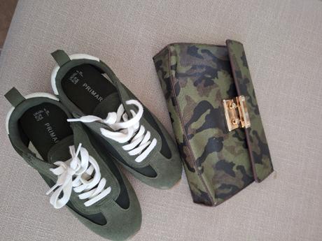 Khaki tenisky, primark,38