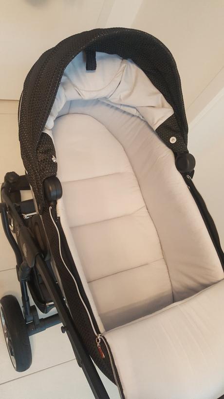 Kočiar 3v1junama mirror satin+ odrážadlo, vanička,, junama,junama mirror