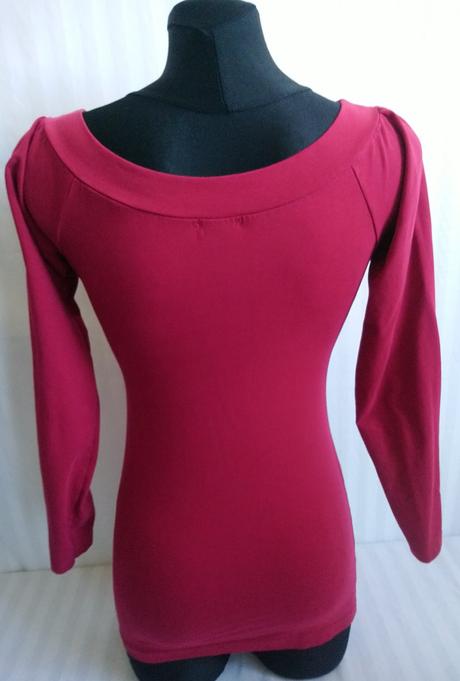 Dámsky bordový elastický top s motívom, italy, s