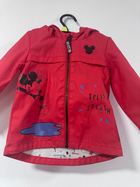 Nepremokavá bunda s kapucňou mickey, f&f,74
