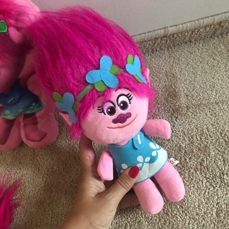 Plyšová troll poppy 3 ks, 