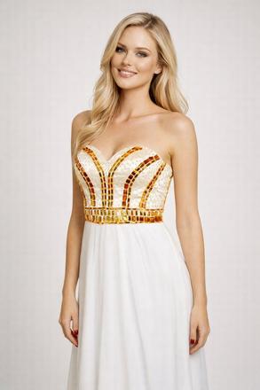 Nové spoločenské šaty, s