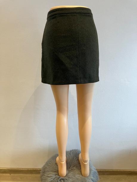 Dámska sukňa so zipsom zimná tmavozelená (40), new look,l