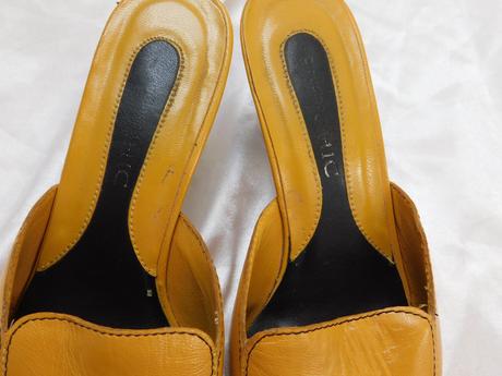 Claudina chic luxusne kožene šlapky, 36