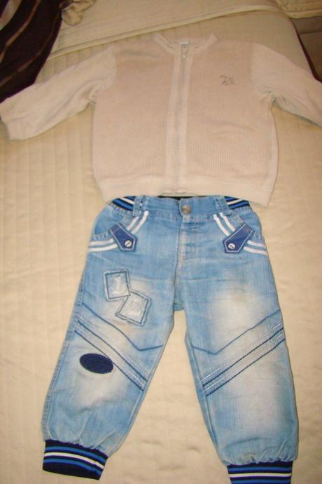 Rifle a svetrík vel. 86 -cena spolu, 86