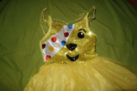 Karnevalovy kostym pudsey od george, 