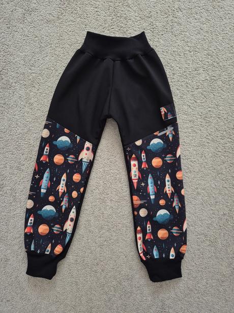 Softshellove nohavice s reflexnymi prvkami, 104 / 110 / 116