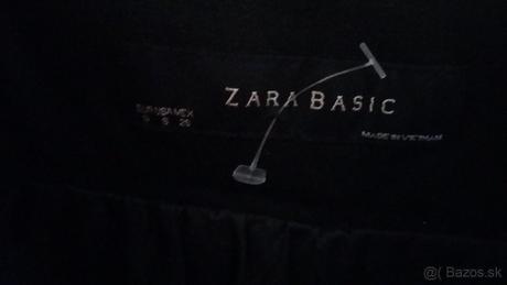 Zara čierne šaty s vreckami, zara,s