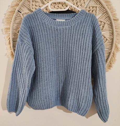 Dievčenský svetlomodrý sveter, topolino,128
