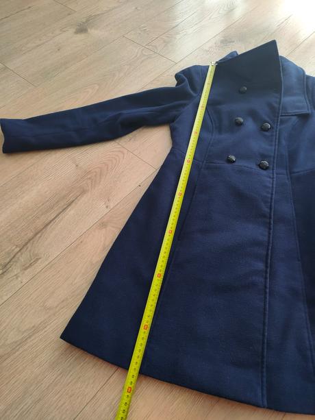 Tmavomodrý zimný kabát orsay, veľ. 36, orsay,36