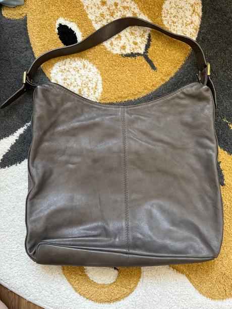 Hnedá kožená kabelka, 