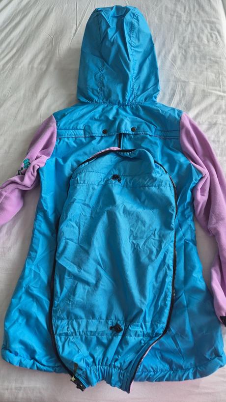 Nosicska bundicka/vesta fleece + sustiak velk.m, ladybug