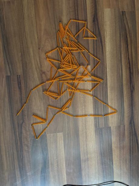 Montessori tisícová perlová reťaz,