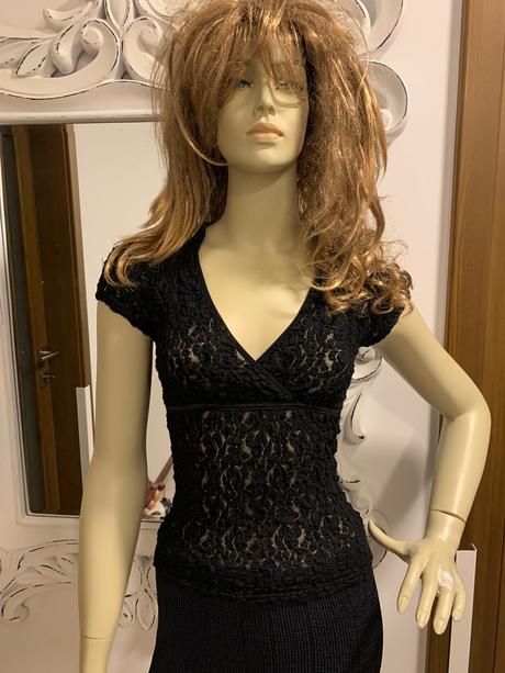 Luxusne cipkove triko, amaranto,xs