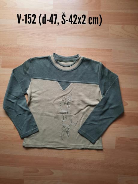 Chlapčenská tenká mikina/ pulóver, damini,152