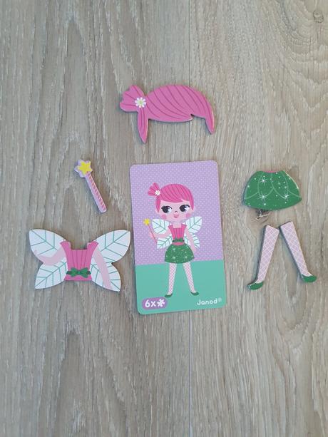 Magnetická kniha janod obliekanie,