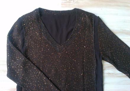 Pulóvrik s trblietkami,