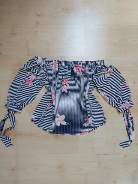 Kvetovaná blúzka, fishbone,xs