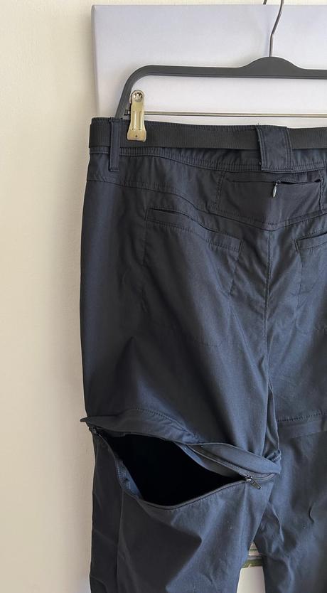 Outdoorové čierne nohavice zn.wrangler atg 2v1, wrangler,l