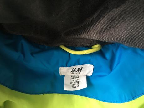 Zimná bunda, h&m,170