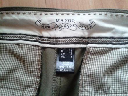 Mango zelené nohavice, mango,34