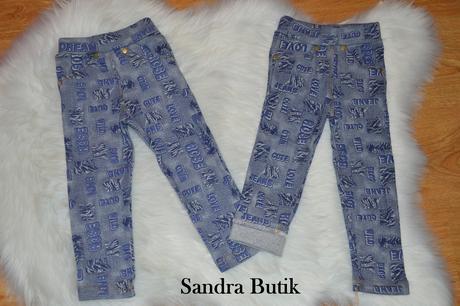 Detské bavlnené zateplené legíny, 80 - 176