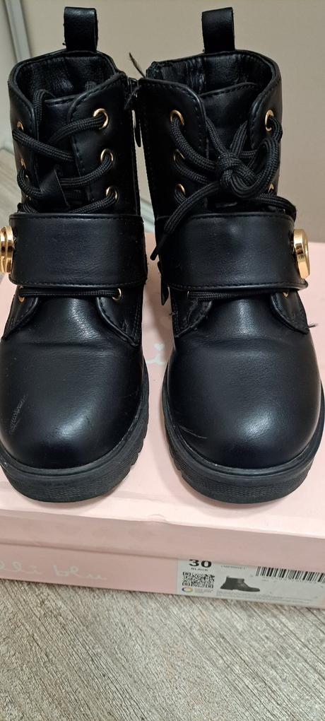 Zateplené členkové topánočky, nelli blu,30