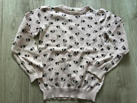 Svetrik psík 4-6 rokov, h&m,116