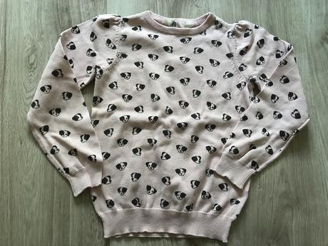 Svetrik psík 4-6 rokov, h&m,116