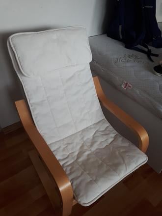 Kreslo detske ikea poang, 