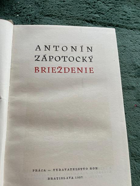 Zápotocký antonín. brieždenie,