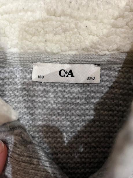 Pletený sveter, c&a,128