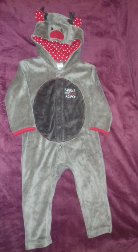 Vianočný overálik - sobík, 74