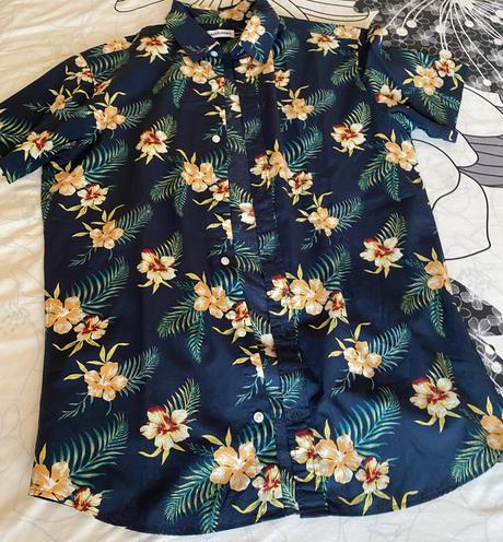 Bavlnená košeľa s potlačou jack&jones v. l, l