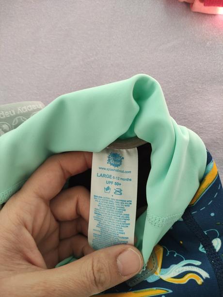 Plavky duo happy nappy modré balóniky, splash about,80