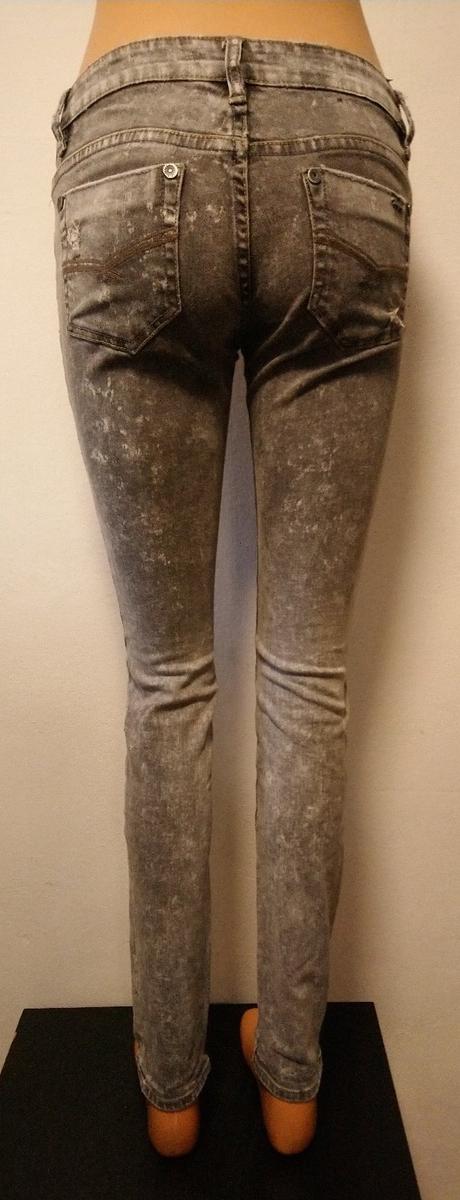 Dámske elastické sivé rifle, newplay, s