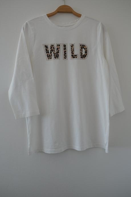 Tričko biele wild, 40