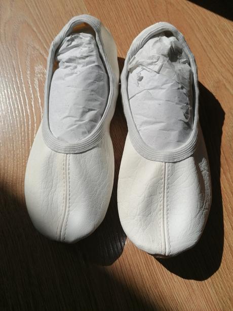 Kožené cvičebné baleríny 35/36, 35