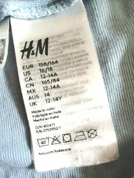 Horný diel pyžama simpsons, veľ. 158/164, h&m,158