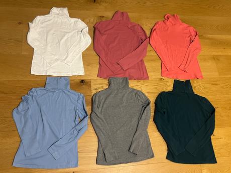 Dievcenske bavlnene elasticke rolaky 6 kusov, terranova,140