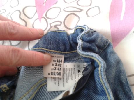 Riflove kratasy, h&m,104